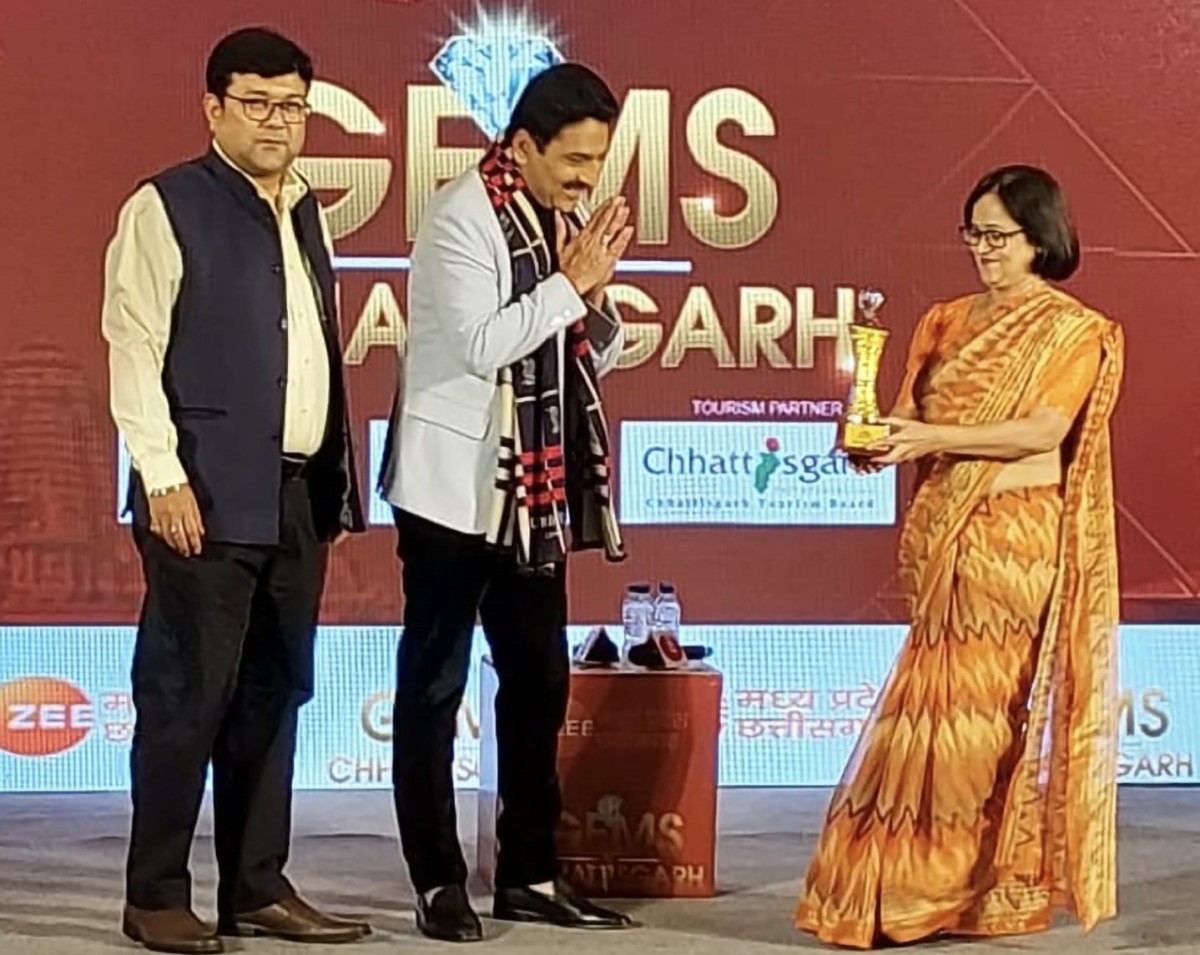 Recipient of the Gems of Chhattisgarh Award